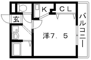カインド高井田【5階】の間取り