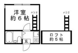 ジュネパレス千葉第2【1階】の間取り