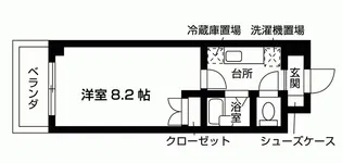 スタンザ府中【4階】の間取り