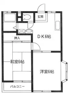 サンテラス桜ヶ丘【1階】の間取り