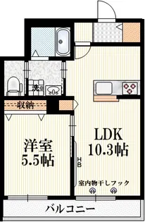 マーベルクレスト【2階】の間取り