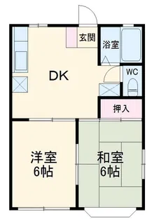 クレールソシアA【2階】の間取り