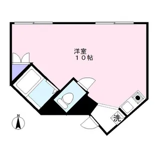金沢クインビル【2階】の間取り