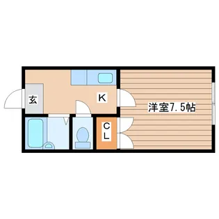 フロイデ【1階】の間取り