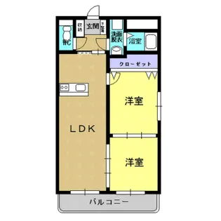 サンテメゾンII【4階】の間取り
