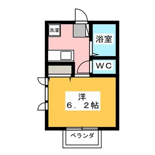 カトルセゾン【2階】の間取り