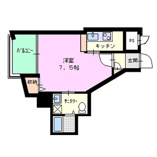 Dwell in 吉原【2階】の間取り