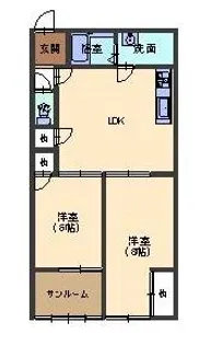 石川県金沢市八日市5【マンション】の間取り