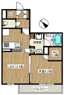 Plaisir Grande【2階】の間取り