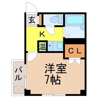 プチメゾン桜山【2階】の間取り