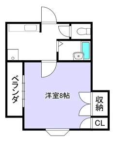 ライフコート九品寺【3階】の間取り