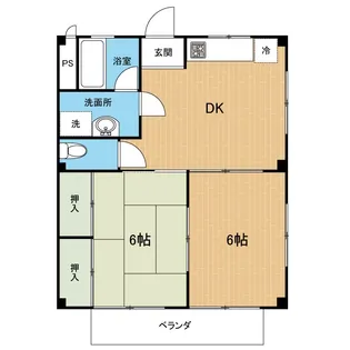 アメニティ出水II【2階】の間取り