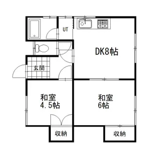 渡辺マンション【1階】の間取り