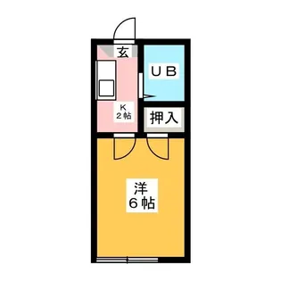 緑コーポ【2階】の間取り