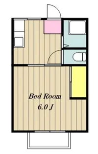 山王ハイツA【1階】の間取り
