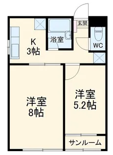 さがみビルド【7階】の間取り