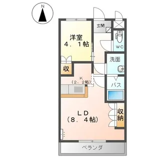 センチュリーカーサ【1階】の間取り