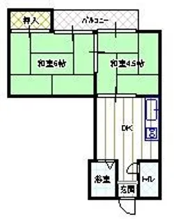 プチメゾン香里園【3階】の間取り