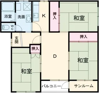 ハイツフォレックス【2階】の間取り