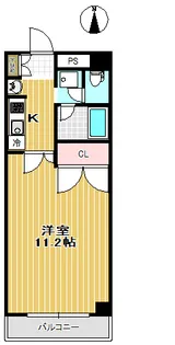 第三横山ハイツ【4階】の間取り