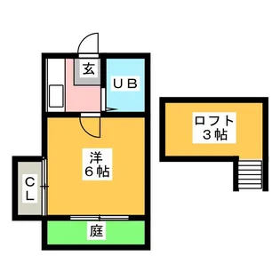 レオパレス八町通【2階】の間取り