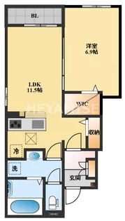 ヴィトーリア【1階】の間取り