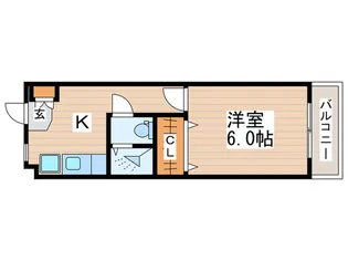 ベルビル・セオ【2階】の間取り