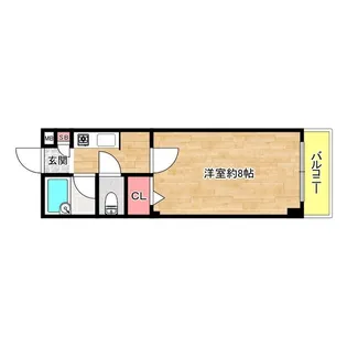 大阪府大阪市港区弁天6【マンション】の間取り