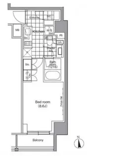 東京都江東区深川2【マンション】の間取り