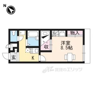 レオパレス日吉【2階】の間取り