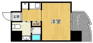 1Kの間取り画像