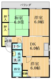 ディアスエントピア【2階】の間取り