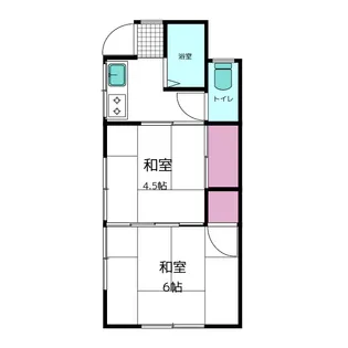 ハイム堀田【1階】の間取り