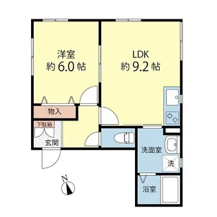 アンバー【1階】の間取り