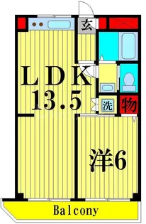 東京都足立区東和4【マンション】の間取り