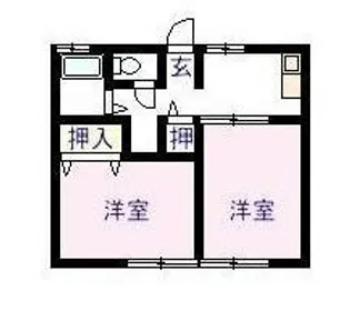 エストアビタシオン【2階】の間取り