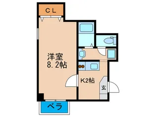 モッツコ-ト【11階】の間取り