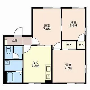 フレグランスふくずみA【2階】の間取り