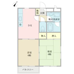 セントラルフォレスト【1階】の間取り