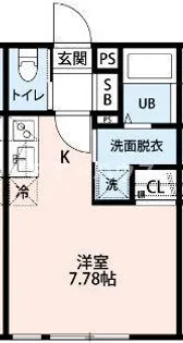 OTS新検見川【2階】の間取り