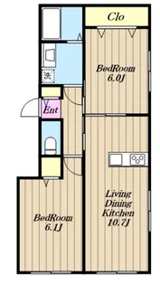 Forest・K【2階】の間取り
