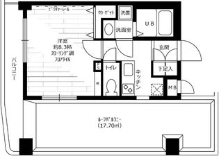 ステージグランデ市谷薬王寺【3階】の間取り