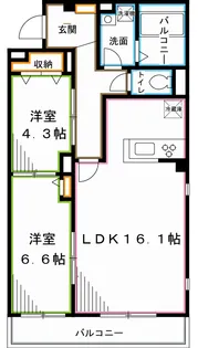 メゾンMUME【2階】の間取り