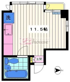 東京都新宿区北町【マンション】の間取り