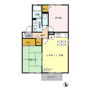 マルシェA【1階】の間取り