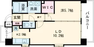 Lala place resort那覇新都心【4階】の間取り