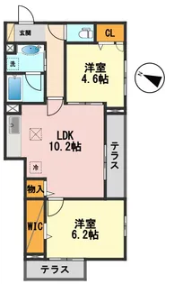 東京都江戸川区瑞江2【アパート】の間取り