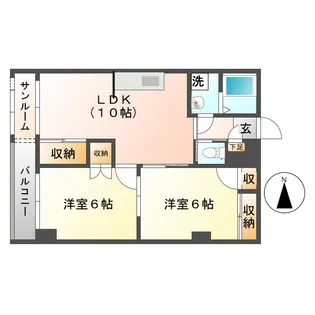 レトワール神田【3階】の間取り