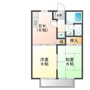 マノワール永峯【2階】の間取り