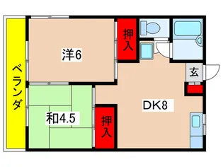 レジデンス光和112【2階】の間取り